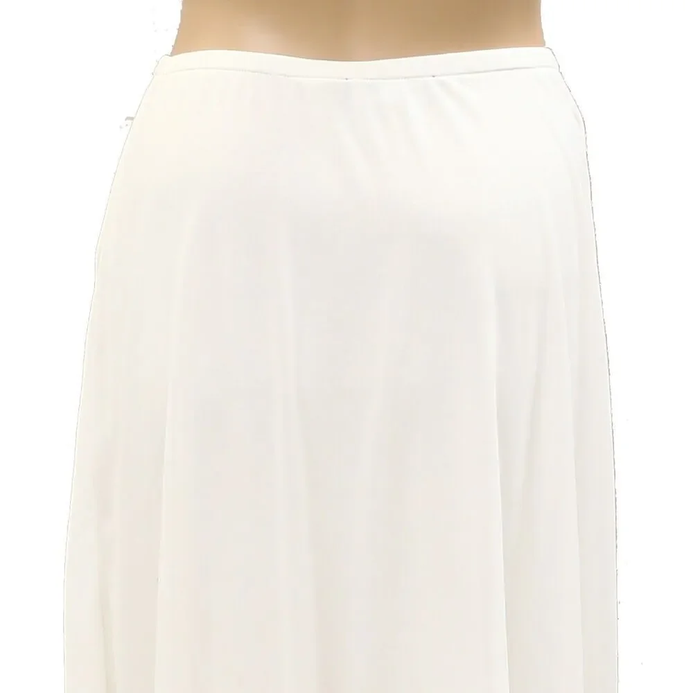 Urban Outfitters UO Never Miss Asymmetric Midi Skirt Mid-Rise White S 287132